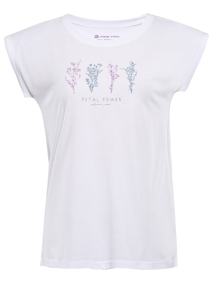 Alpine Pro Koszulka "Omba 2" w kolorze białym rozmiar: XS