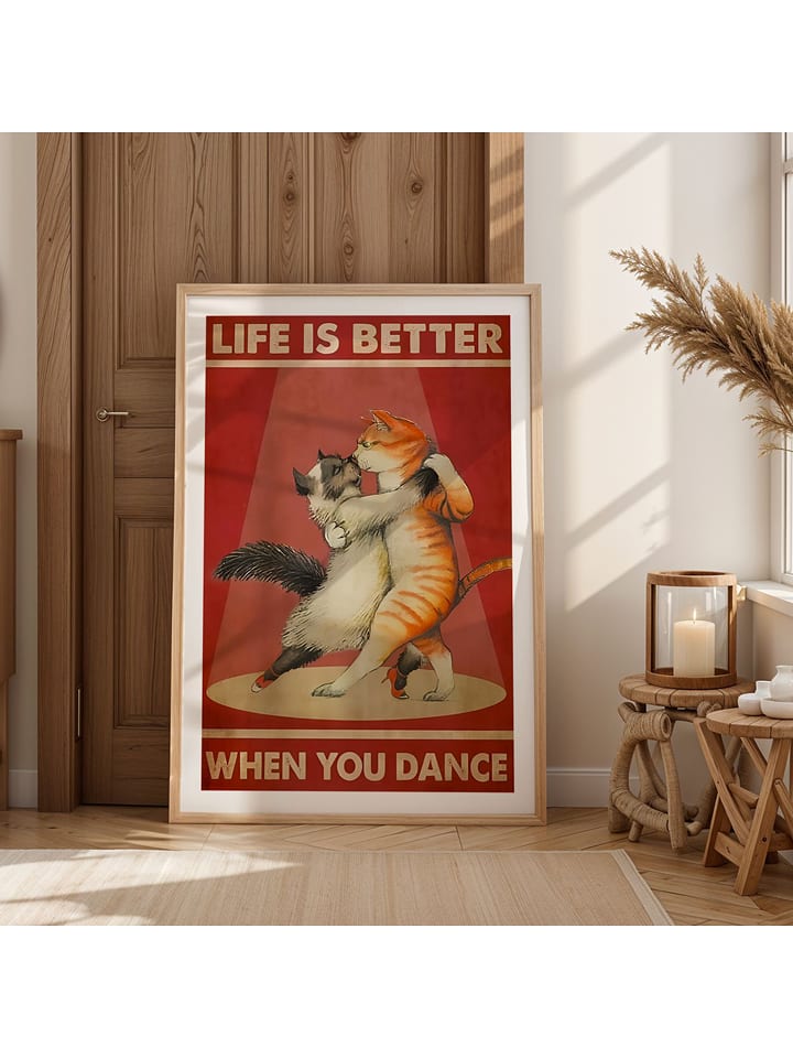 Wallity Druk artystyczny w ramce rozmiar: 55x75 cm