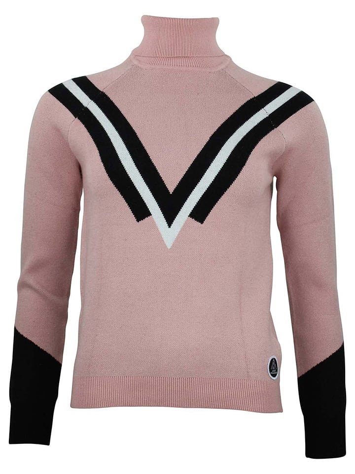 Peak Mountain Golf w kolorze jasnoróżowo-czarnym rozmiar: L