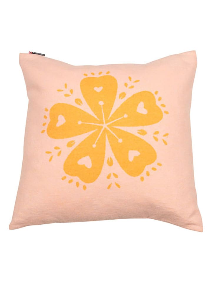 David Fussenegger Poszewka w kolorze pomarańczowo-jasnoróżowym na poduszkę rozmiar: 50x50 cm