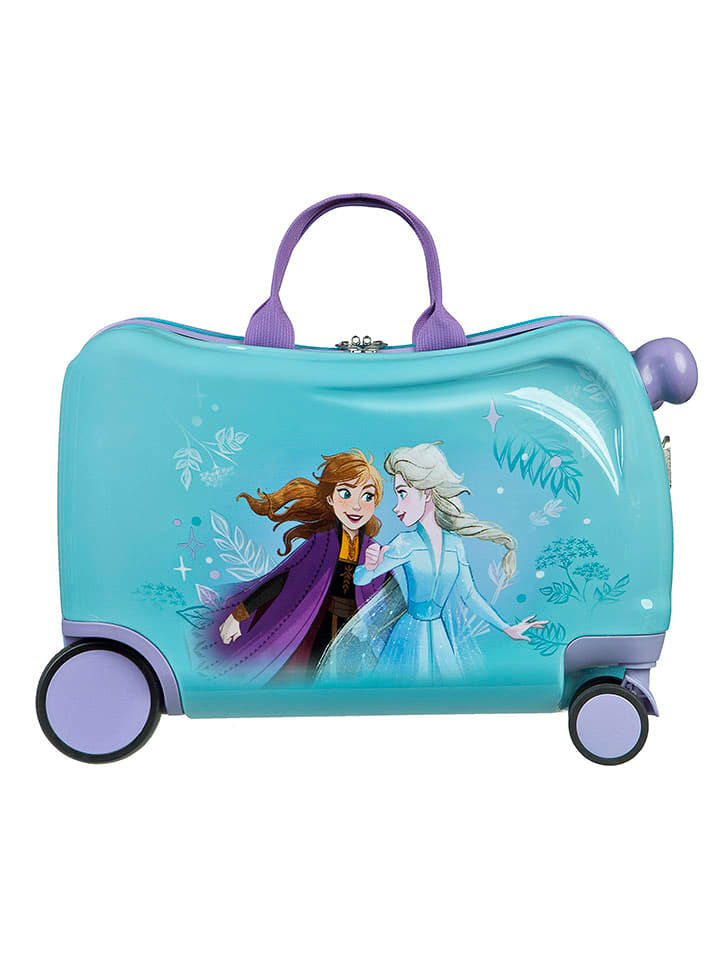 Disney Frozen Walizka "Kraina Lodu" w kolorze turkusowym - 47,5 x 32 x 23 cm rozmiar: onesize