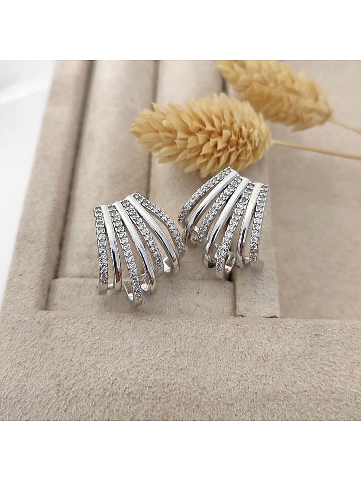 Nakkash Kolczyki-wkrętki z cyrkoniami rozmiar: onesize