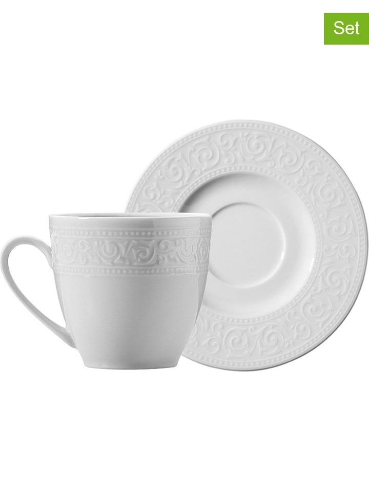 Hermia Filiżanki (6 szt.) w kolorze białym do espresso - 50 ml rozmiar: onesize