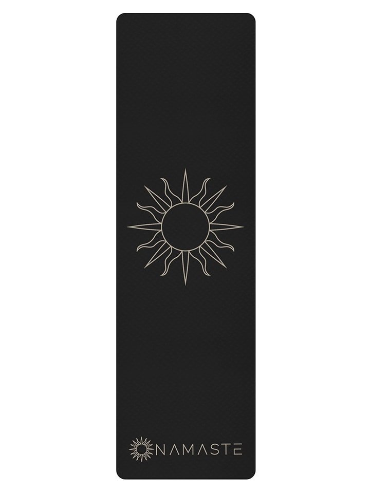 Onamaste Mata sportowa w kolorze czarnym ze wzorem - 181 x 61 x 0,50 cm rozmiar: onesize