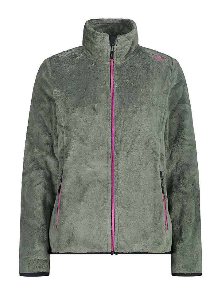 CMP Kurtka polarowa w kolorze zielonym rozmiar: 48