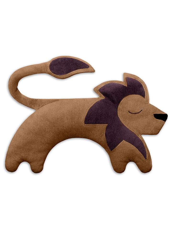 Leschi Poduszka rozgrzewająca "Lion Yuri" w kolorze jasnobrązowym rozmiar: onesize