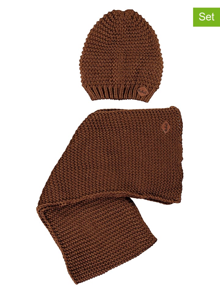 No-bell 2-częściowy zestaw zimowy "NoBell' Ray" w kolorze brązowym rozmiar: 110-128