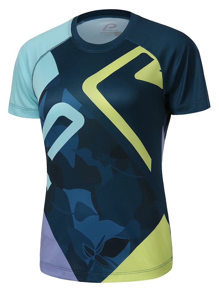 Protective Koszulka kolarska "Sixty Forty" w kolorze zielono-niebiesko-błękitnym rozmiar: 42
