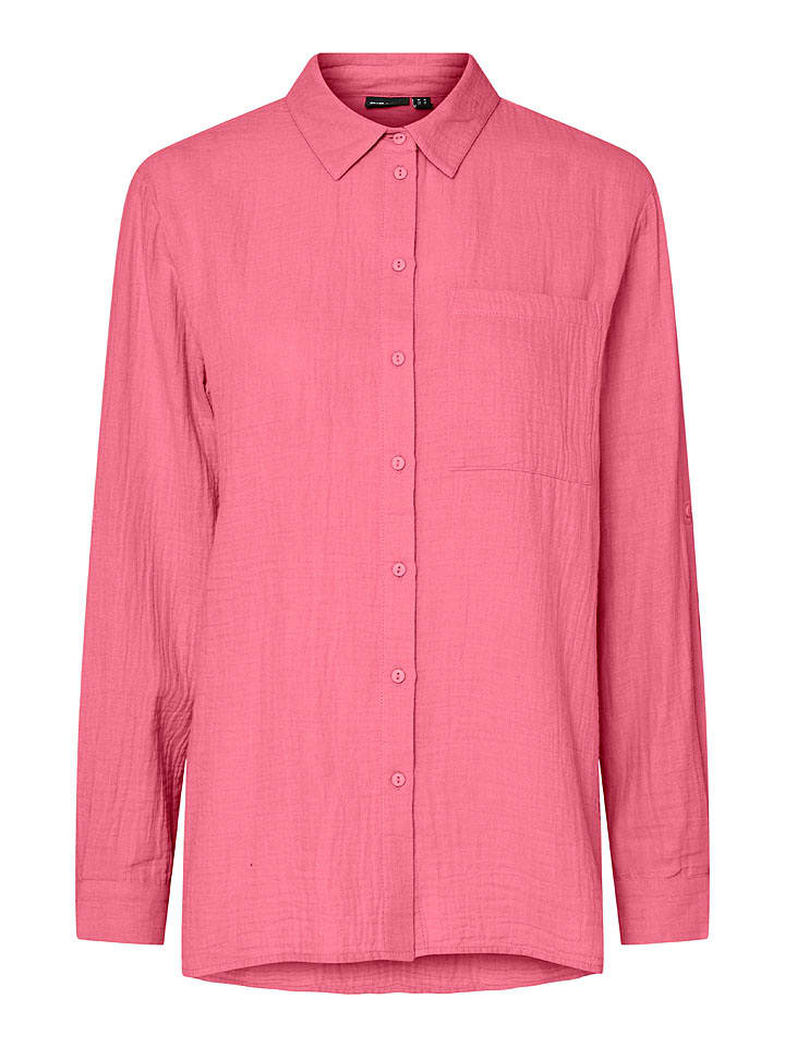 Pieces Bluzka "Sastina" w kolorze jasnoróżowym rozmiar: L