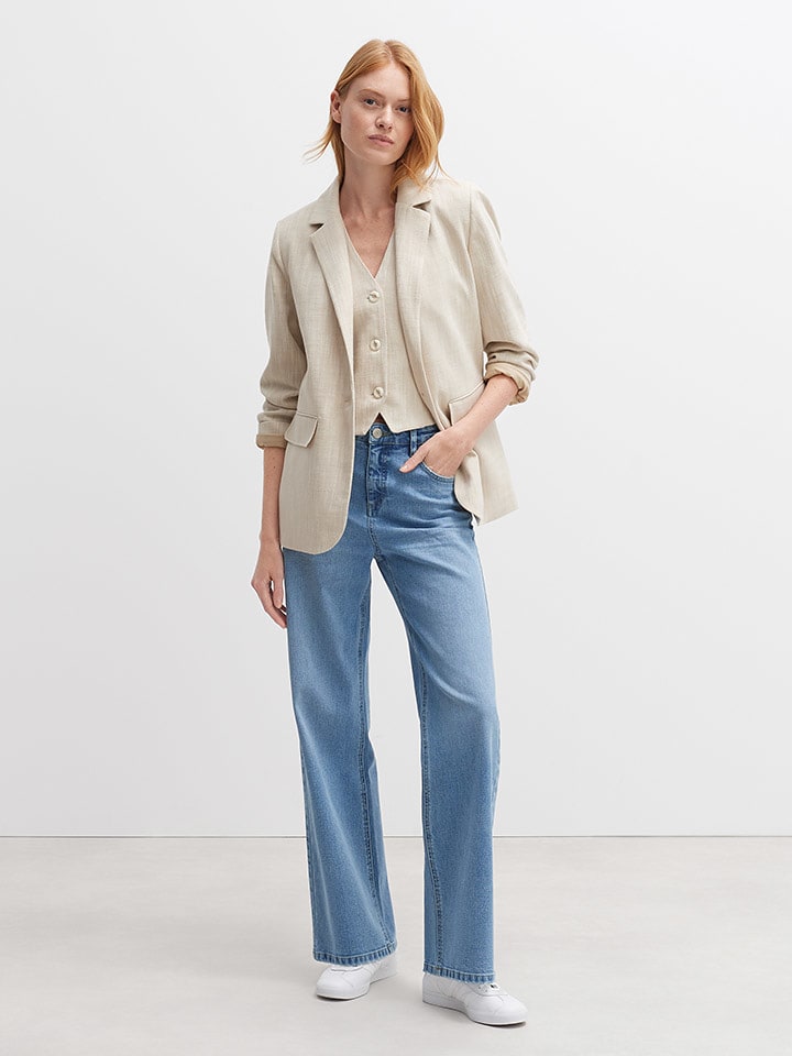 OPUS Blezer w kolorze beżowym rozmiar: 42