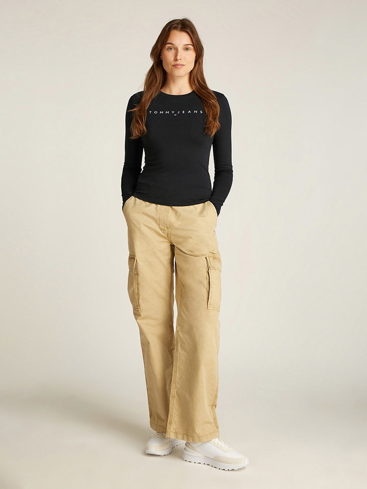 TOMMY JEANS Koszulka w kolorze czarnym rozmiar: M