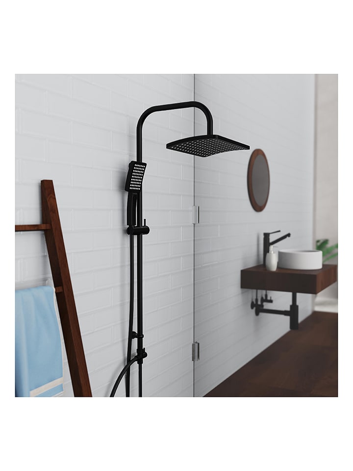 Schütte Zestaw prysznicowy "Mallorca" w kolorze czarnym rozmiar: onesize