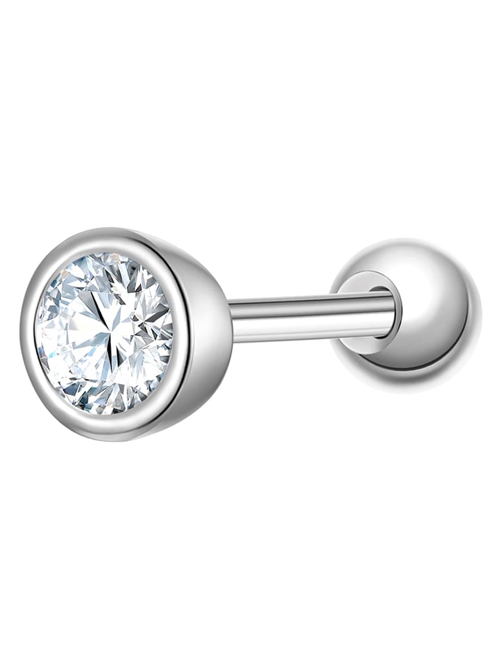 Glanzstücke München Srebrny piercing z cyrkoniami rozmiar: onesize