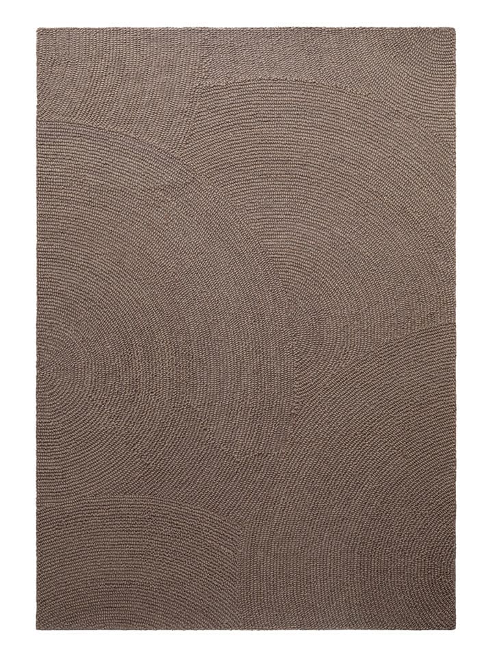 Hanse Home Wełniany dywan "Eleni" w kolorze szarobrązowym rozmiar: 80x200 cm