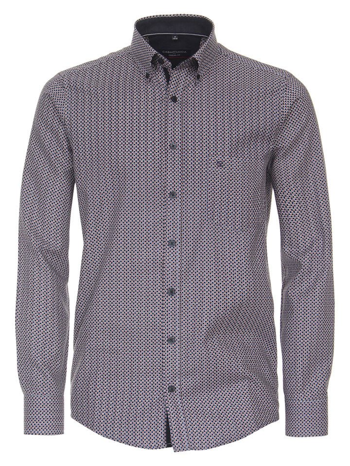 CASAMODA Koszula - Casual fit - w kolorze granatowym rozmiar: XL