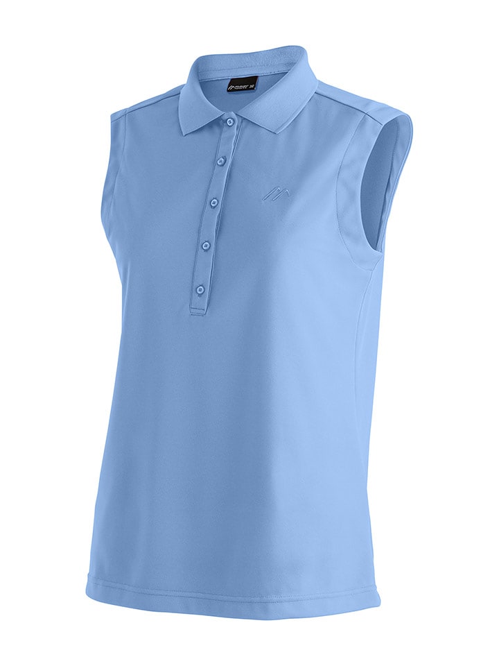 Maier Sports Funkcyjna koszulka polo "Ulrike" w kolorze niebieskim rozmiar: 36