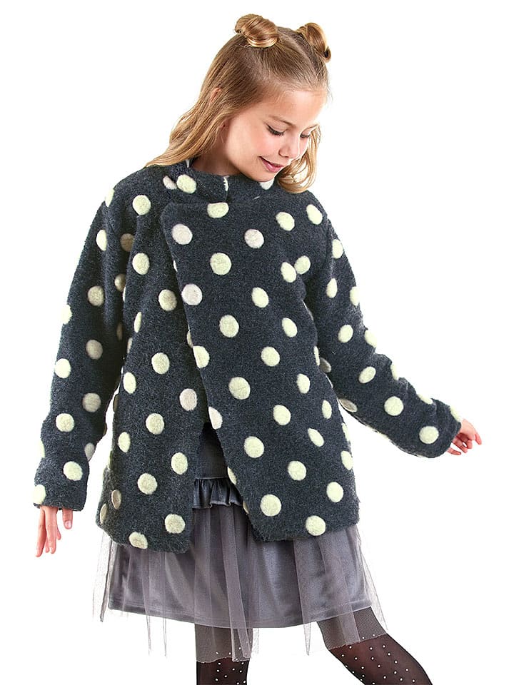 Denokids Kurtka polarowa w kolorze antracytowym rozmiar: 122