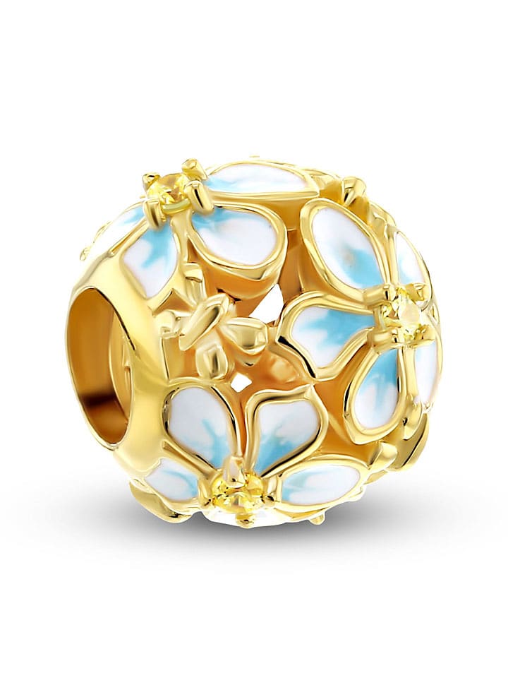 CHARM'S Pozłacany charms z cyrkoniami rozmiar: onesize