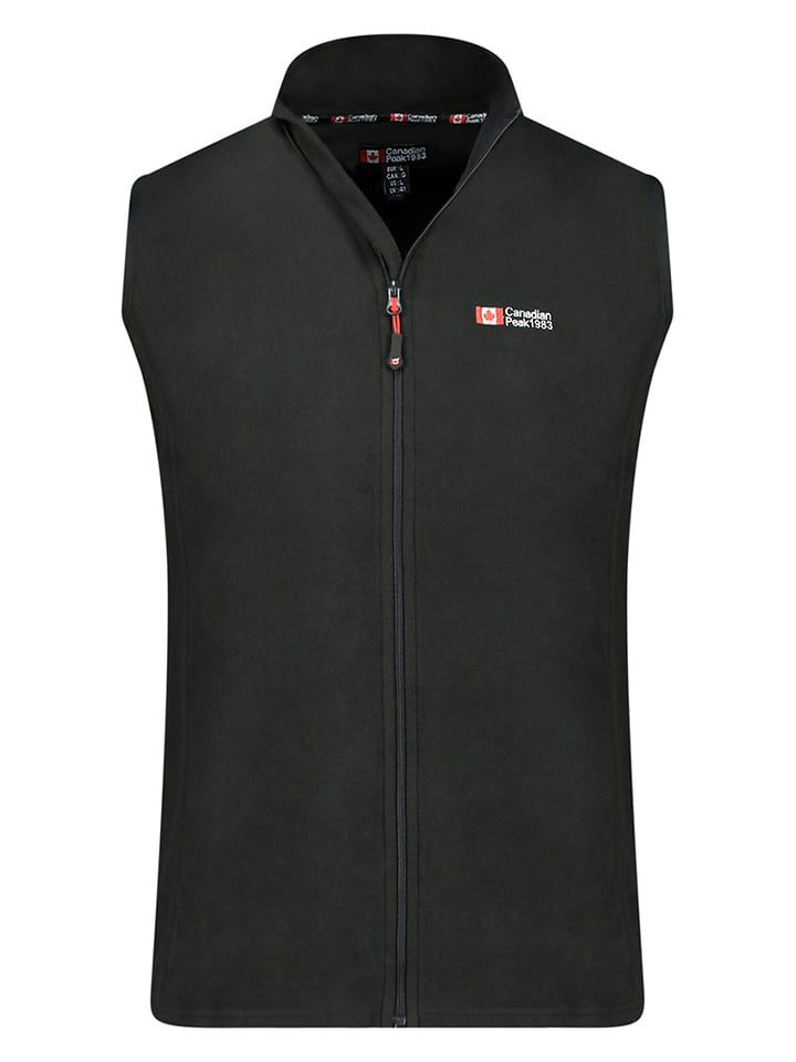 Canadian Peak Kamizelka polarowa "Vugeak" w kolorze czarnym rozmiar: XL