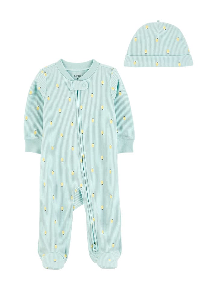 carter's 2-częściowy zestaw w kolorze błękitnym rozmiar: 74