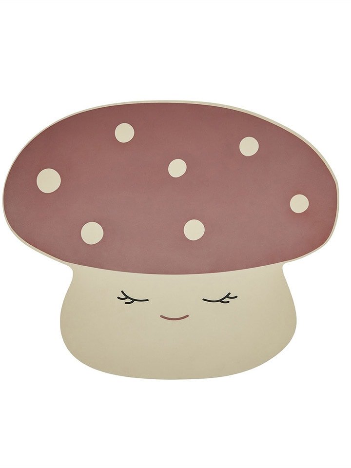 OYOY mini Podkładka stołowa "Mushroom" w kolorze beżowo-jasnobrązowym - 35,5 x 43 cm rozmiar: onesize