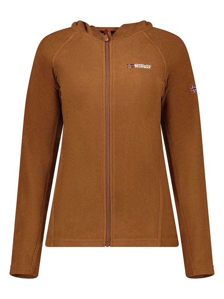 Geographical Norway Kurtka polarowa "Tugood" w kolorze jasnobrązowym rozmiar: L