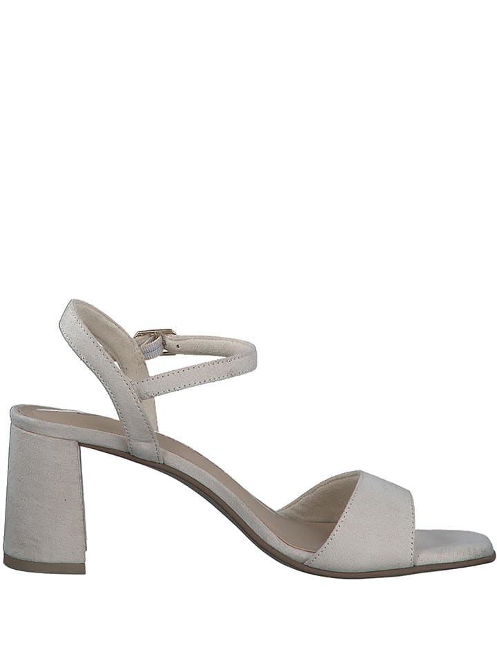 Marco Tozzi Sandały w kolorze kremowym rozmiar: 39