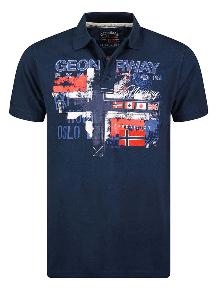 Geographical Norway Koszulka polo "Ketchup" w kolorze granatowym rozmiar: 152