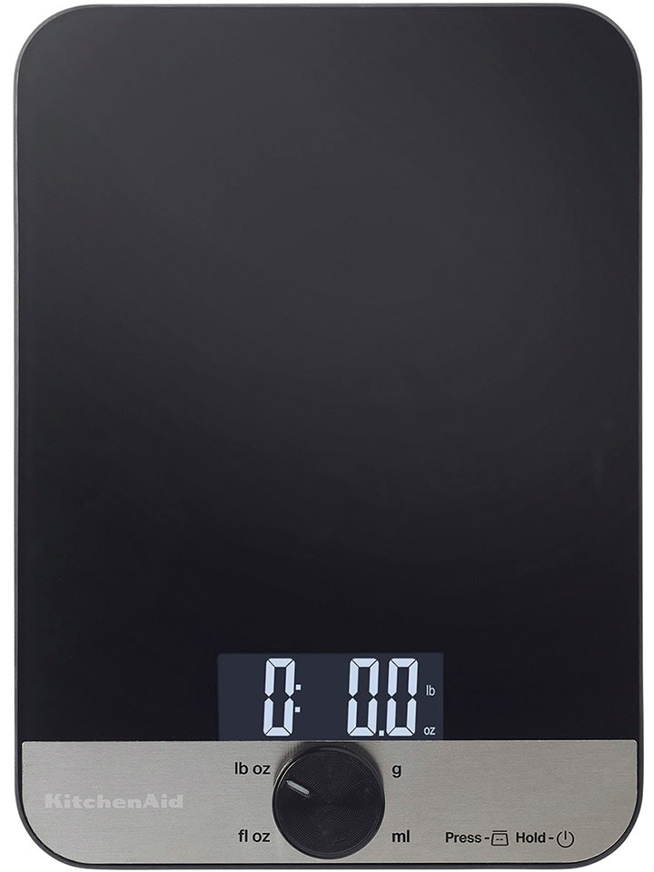 KitchenAid Waga kuchenna w kolorze czarnym - 16,5 x 21,5 cm rozmiar: onesize