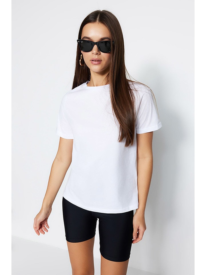 trendyol Koszulka w kolorze białym rozmiar: XL