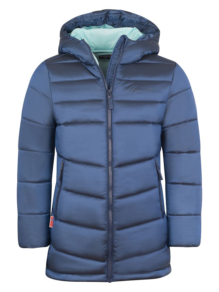 Trollkids Płaszcz zimowy "Trondheim" w kolorze niebieskim rozmiar: 110