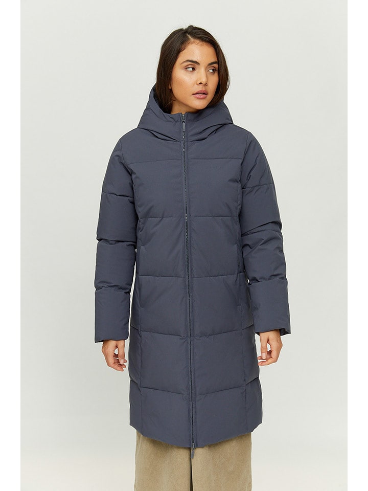 MAZINE Płaszcz pikowany "Burwood" w kolorze niebieskim rozmiar: L