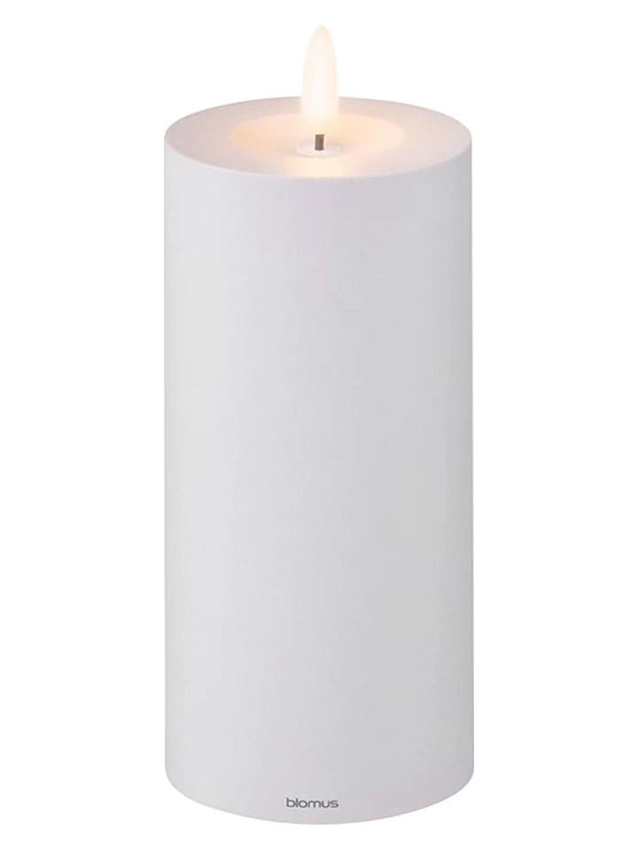 Blomus Świeca LED "Noca" w kolorze jasnoszarym - wys. 17 cm rozmiar: onesize