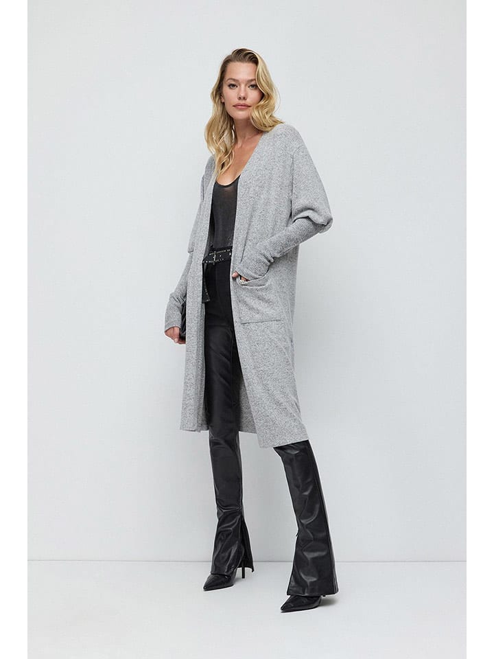 Alexa Dash Kardigan w kolorze jasnoszarym rozmiar: XL