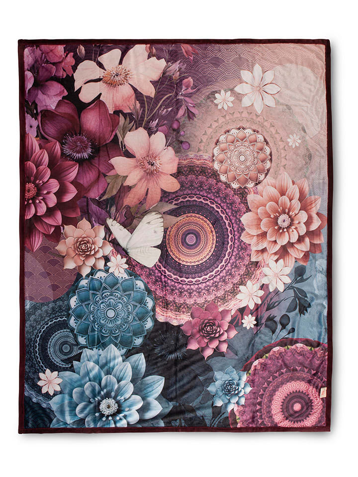 Hip Pled "Asher" w kolorze jasnoróżowo-bordowym rozmiar: 130x160 cm