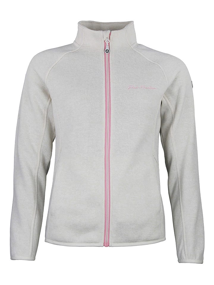 Peak Mountain Kurtka polarowa "Ator" w kolorze kremowym rozmiar: M