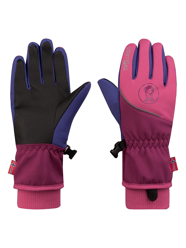 Trollkids Rękawiczki funkcyjne "Trolltunga" w kolorze różowym rozmiar: 4,5