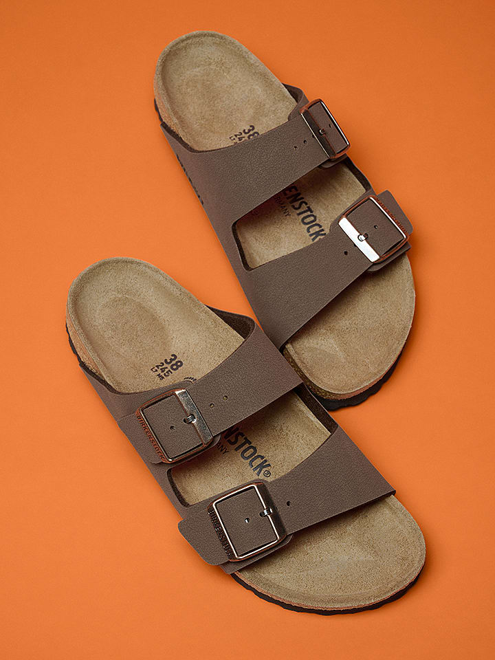Birkenstock Klapki "Arizona" w kolorze jasnobrązowym rozmiar: 42