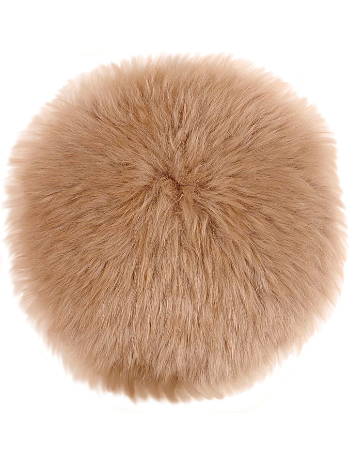 Kaiser Naturfellprodukte Wyściółka wełniana w kolorze jasnobrązowym do siedzenia rozmiar: 35 cm