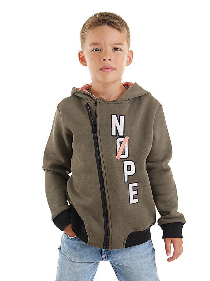 Denokids Bluza "Nope" w kolorze khaki rozmiar: 122
