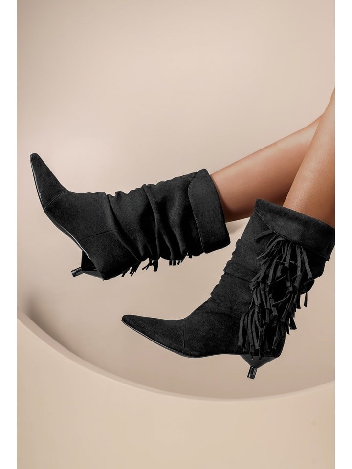 C'M Botki w kolorze czarnym rozmiar: 37