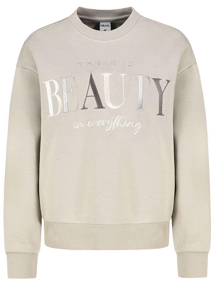 Sublevel Bluza "Elsa" w kolorze beżowym rozmiar: S