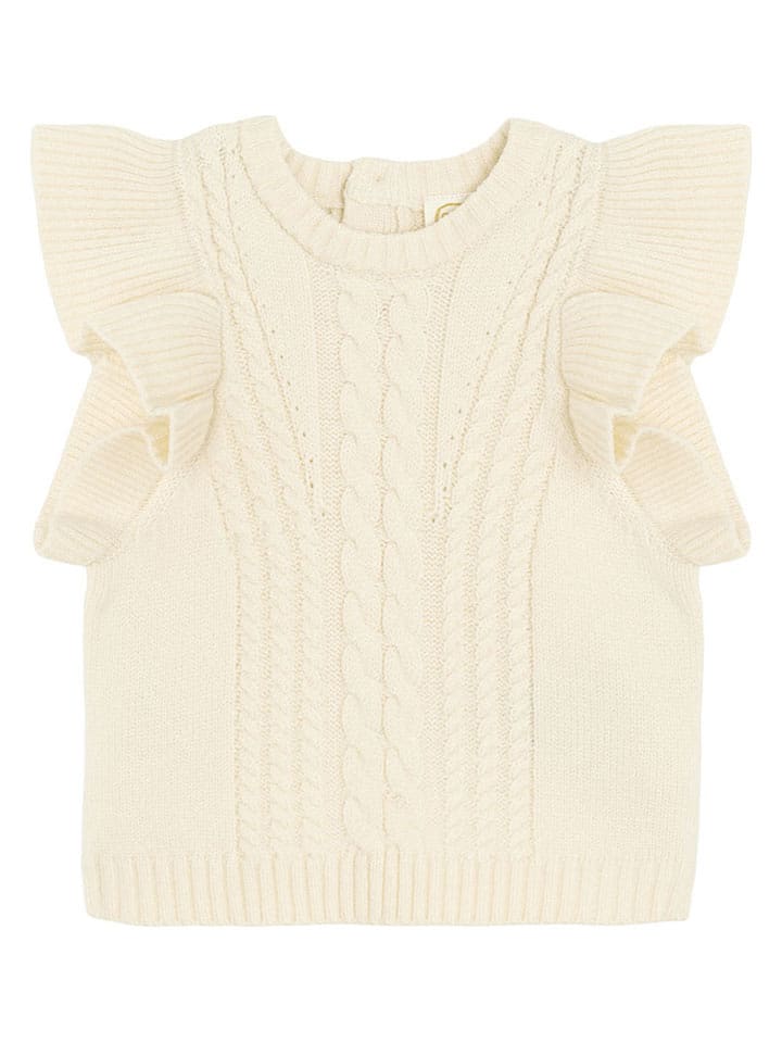 COOL CLUB Bezrękawnik w kolorze kremowym rozmiar: 80