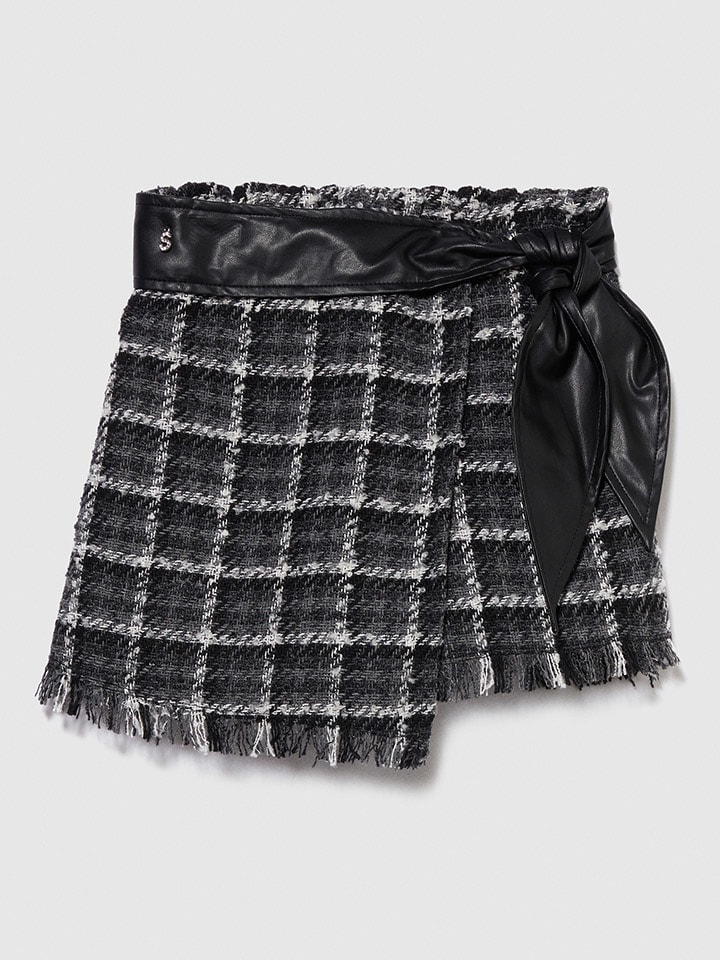 Sisley Szorty w kolorze czarno-białym rozmiar: 122