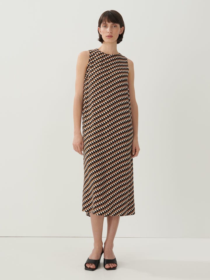 Someday Sukienka w kolorze brązowo-czarnym rozmiar: 40