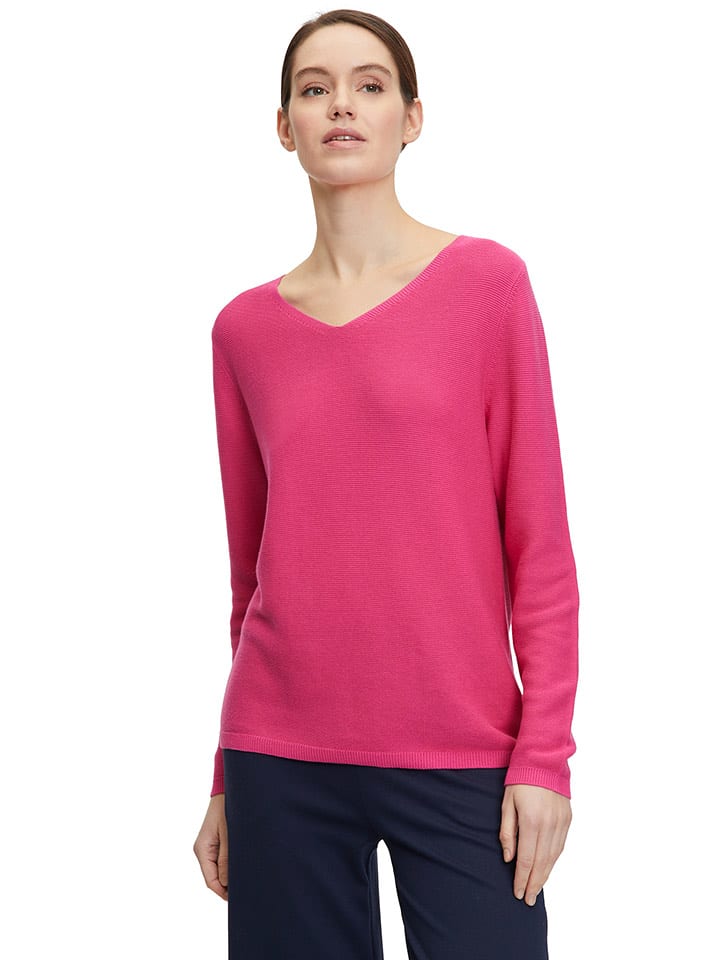 CARTOON Sweter w kolorze różowym rozmiar: 34