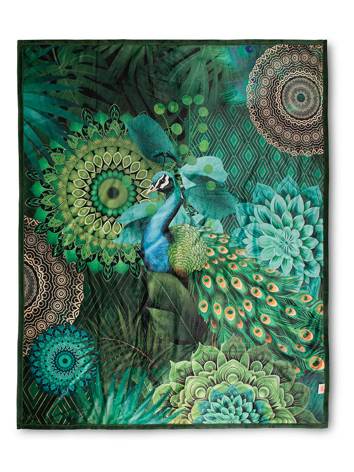 Hip Pled "Agatha" w kolorze zielonym rozmiar: 130x160 cm