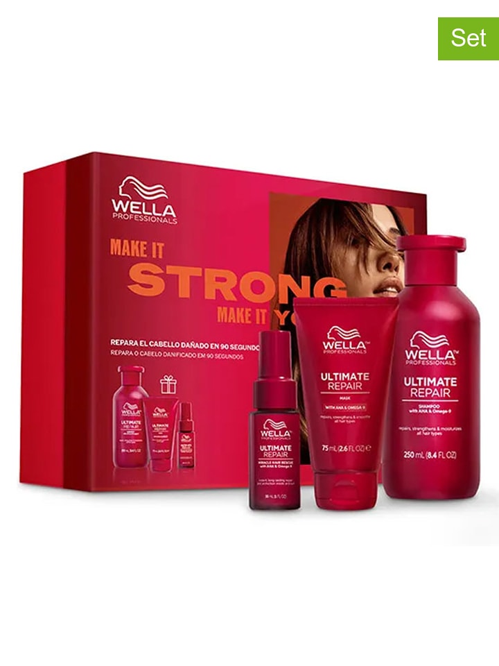Wella 3-częściowy zestaw pielęgnacyjny "Strong Ultimate Repair" rozmiar: onesize