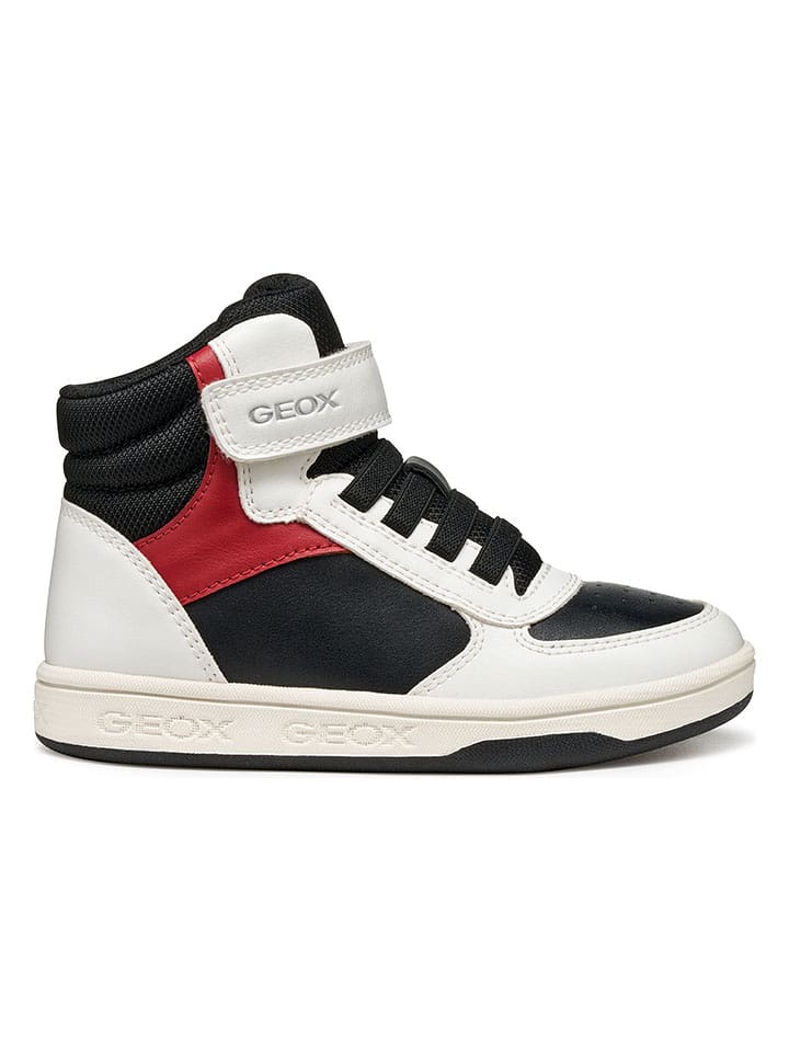 Geox Sneakersy "Maltin" w kolorze biało-czarnym rozmiar: 28