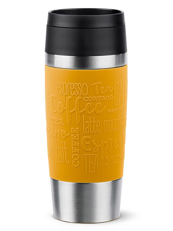 Emsa Kubek termiczny "Classic" w kolorze musztardowym - 360 ml rozmiar: onesize